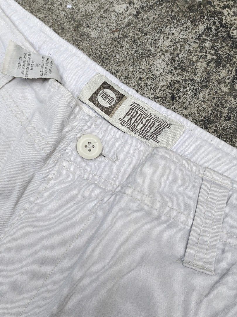 PREFAB Cargo Short (Category: Shorts) located in Manila. Submitted by cyprus.thrift (Listing ID 1465029313, Image 3). Description: PREFAB Cargo Short very good condition need wash no issue +sf dimes: waist 34-35 length 21 hem 12.5 rise 12.