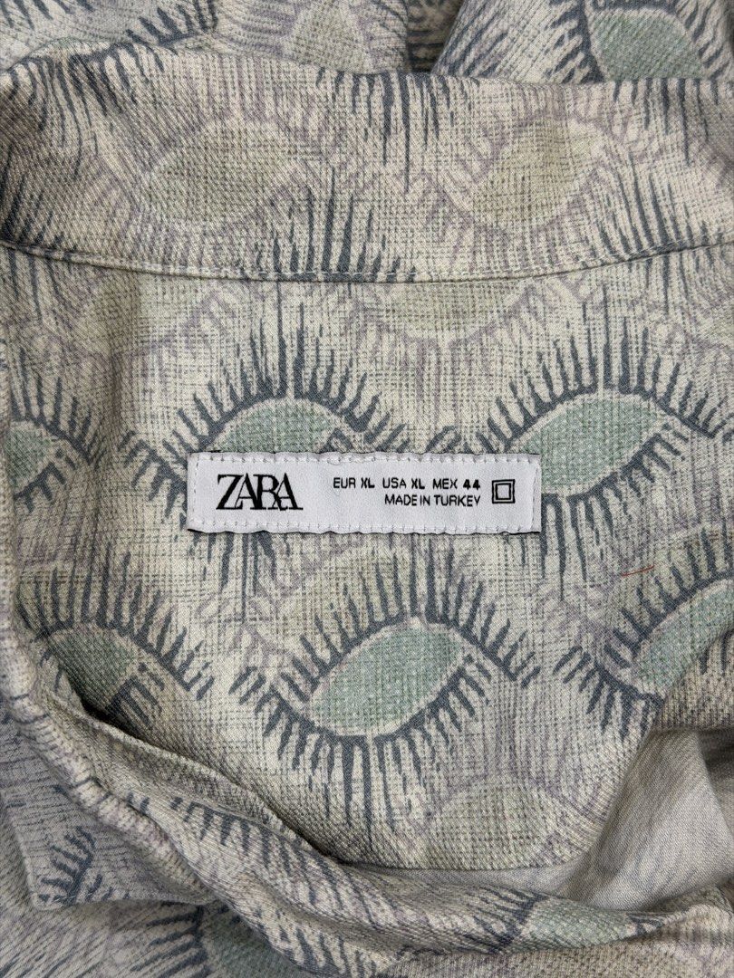Preloved ★ ZARA Patterned Polo Shirt (Category: Tshirts & Polo Shirts ) located in San Juan City. Submitted by curated.club (Listing ID 1465121837, Image 3). Description: ★ 𝐥𝐚𝐬𝐭 𝐩𝐫𝐢𝐜𝐞 𝐩𝐨𝐬𝐭𝐞𝐝 ★ please read bio before ordering ★ actual item color may differ slightly due to lighting and screen settings.