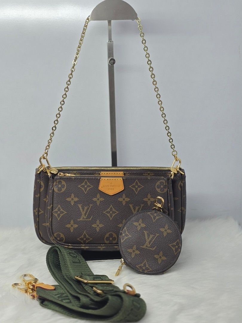 Pre-loved LV Multi Pochette Mono Bag (Category: Luxury Bags & Wallets) located in Antipolo. Submitted by aaliyahs.closet2 (Listing ID 1465001387, Image 2). Description: All must Go. Decluttering Sale. From Japan Thrift Shop. Self- Authentication. Strictly 2days Reservation Only. Sending Offer means, you are decided to purchase the item. After Offer is ACCEPTED it is automatically Reserved. No returns, no exchanged. Location: Antipolo, City Shipme