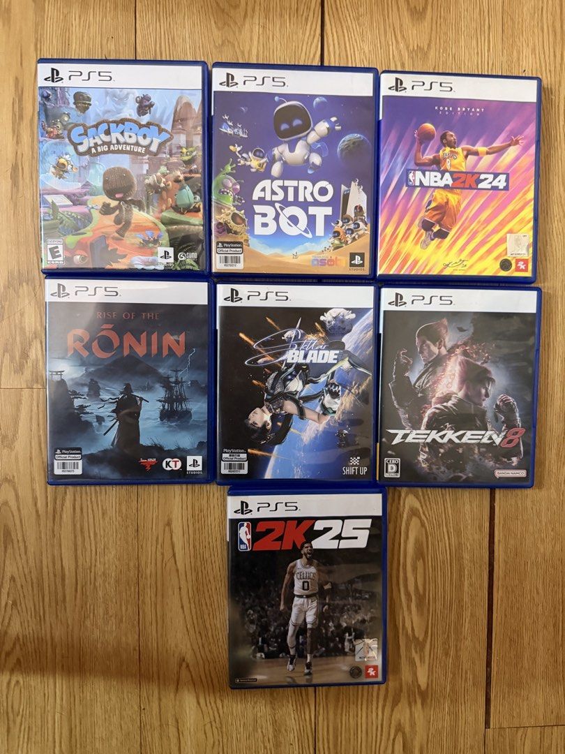 Ps5 Games (Category: PlayStation) located in Quezon City. Submitted by boara17 (Listing ID 1465009484, Image 1). Description: Ps5 games for sale Sackboy - 1795php Astrobot - 1895php Nba 2k24- 300php Rise of the Ronin - 1395php Stellar blade - 1695php Tekken 8 - 1795php Nba 2k25 - 500php No issue Pickup North Fairview.