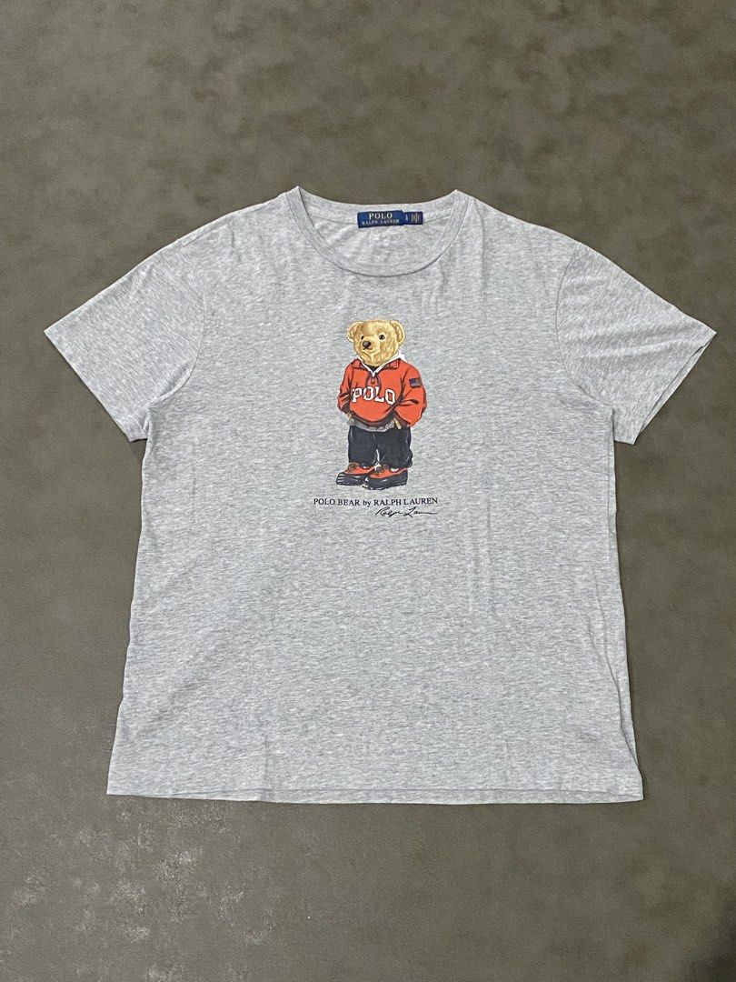 Ralph Lauren Polo Bear Shirt (Category: Tshirts & Polo Shirts ) located in Manila. Submitted by dripprojectph (Listing ID 1465023735, Image 1). Description: Authentic 💯💯💯 Condition: Excellent Condition / Like New Color Rate: 10/10 Width: 21” | Length: 26.5” Large on tag Best fit: Medium-Large No issue.