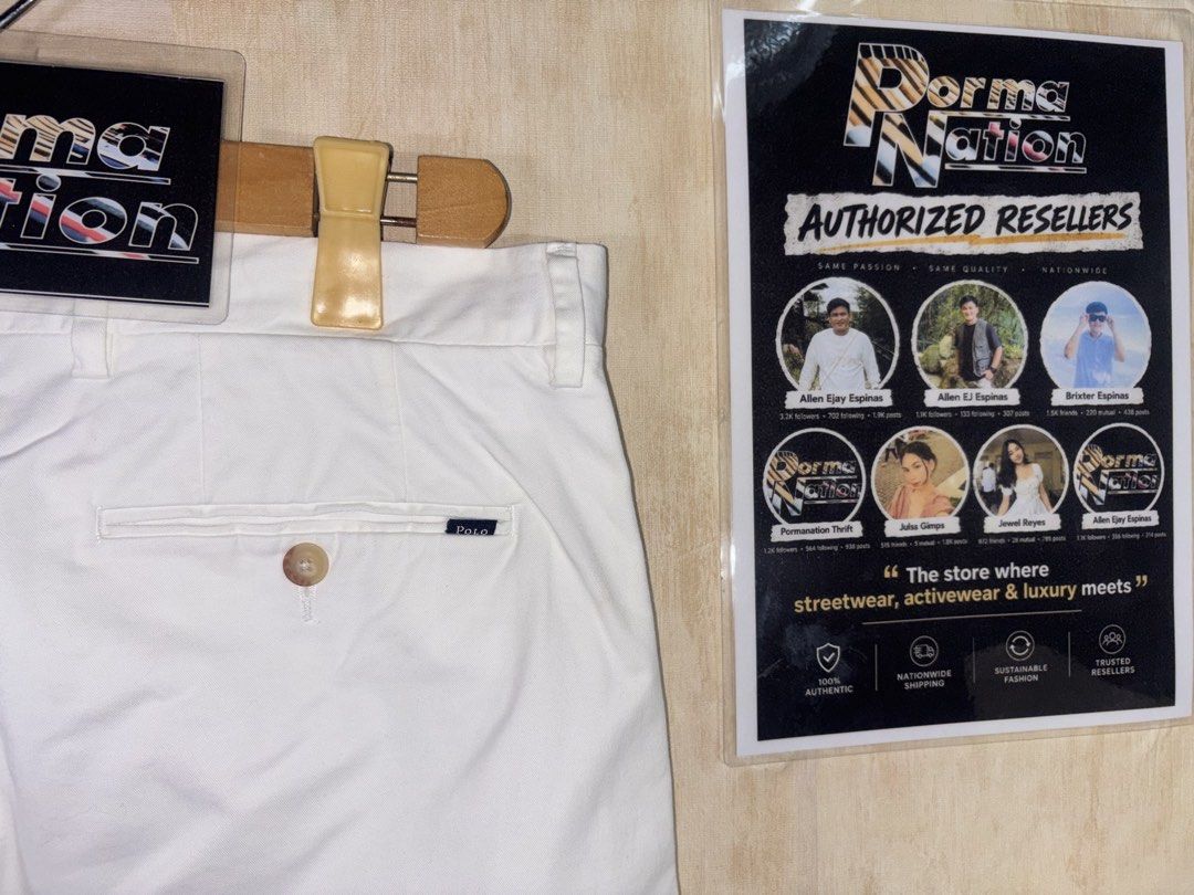 RALPH LAUREN STRETCH SHORT (QR AUTHENTICATED)✅ (Category: Shorts) located in Cabuyao City. Submitted by pormanation-thrift-store (Listing ID 1465139366, Image 3). Description: RALPH LAUREN STRETCH SHORT (QR AUTHENTICATED)✅ Condition: LIKE NEW Color rate: 10/10 (PWEDE SA MASELAN) Size: 30 Dimes: 32”Wx19.5”L Issue: NONE‼️ Price: 1500.