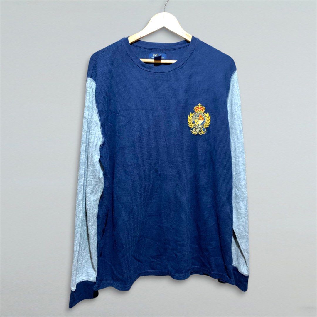 Ralph Lauren Waffle Long Sleeve Crest Logo (Category: Formal Shirts) located in Taguig. Submitted by thrift_langsheesh (Listing ID 1465076513, Image 1). Description: Size:Xl Dimes:23x28 Issue:Need Wash only.