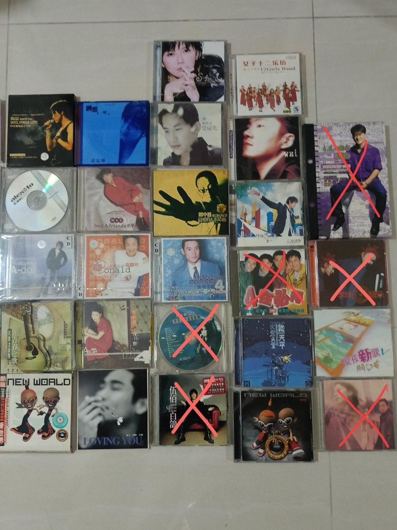 Random CDs (Category: CDs & DVDs) located in Singapore. Submitted by tyt05 (Listing ID 1373214841, Image 4). Description: $5 per CD. Some of them are brand new with packaging. PM for more pictures..