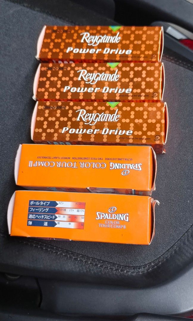 Raygrande and spaiding golf balls (Category: Golf) located in San Pedro. Submitted by tristanjapansurplus (Listing ID 1465098992, Image 2). Description: ptpa reygrande and Spalding golf balls came in Japan 300pesos plus SF po s malayo.