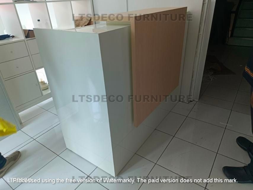 RECEPTION TABLE OFFICE FURNITURE OFFICE PARTITION (Category: Office Furniture & Fixtures) located in Quezon City. Submitted by shane.41412f (Listing ID 1464977134, Image 2). Description: " PRICE MAY VARY DEPENDING ON SIZE, MATERIAL, AND CUSTOMIZATION. " --PRICE IS POSTING PURPOSES ONLY!! ✅ INQUIRE NOW! Hi! Are you looking for MODULAR WORKSTATION OFFICE PARTITION, ACCORDION WALL AND DOOR PARTITION, TOILET/URINAL PARTITION and OFFICE FURNITURE SUPP