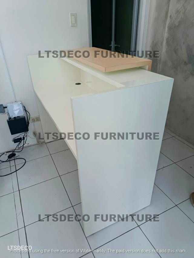 RECEPTION TABLE OFFICE FURNITURE OFFICE PARTITION (Category: Office Furniture & Fixtures) located in Quezon City. Submitted by shane.41412f (Listing ID 1464977134, Image 1). Description: " PRICE MAY VARY DEPENDING ON SIZE, MATERIAL, AND CUSTOMIZATION. " --PRICE IS POSTING PURPOSES ONLY!! ✅ INQUIRE NOW! Hi! Are you looking for MODULAR WORKSTATION OFFICE PARTITION, ACCORDION WALL AND DOOR PARTITION, TOILET/URINAL PARTITION and OFFICE FURNITURE SUPP