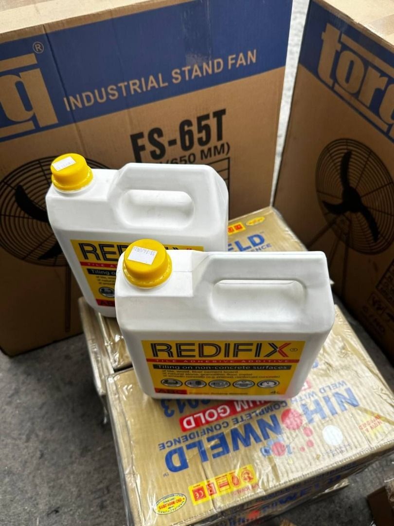 Redifix ABC Tiled Adhesive Additive Specs: 4L (Category: Other Home Furniture) located in Manila. Submitted by ramoseliza33488 (Listing ID 1465045804, Image 1). Description: .