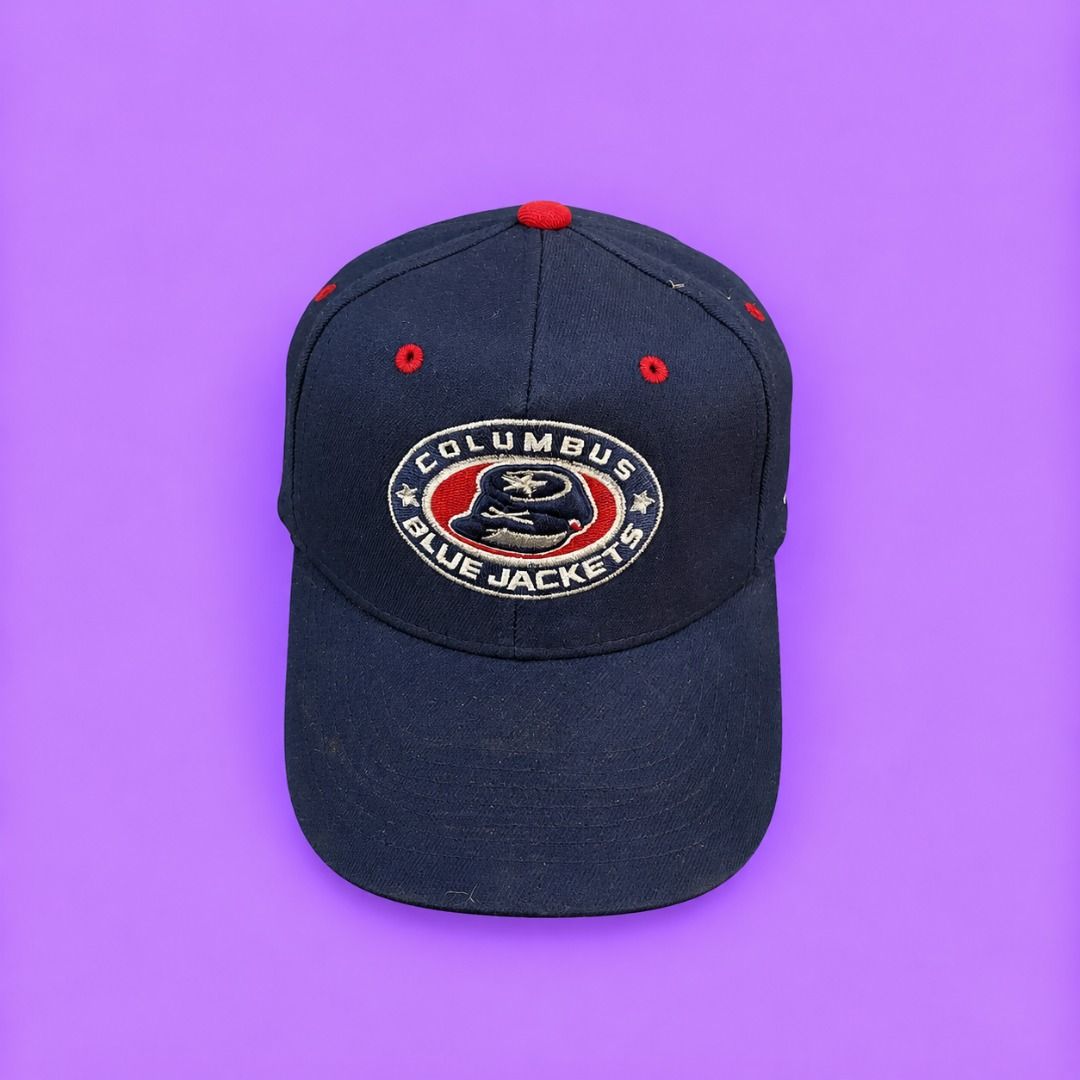 Reebok Columbus Blue Jackets NHL Hat (Category: Caps & Hats) located in Cebu City. Submitted by thrift.thriftly (Listing ID 1465008159, Image 1). Description: condition: excellent issues: sign of use type: fitted - m/l .
