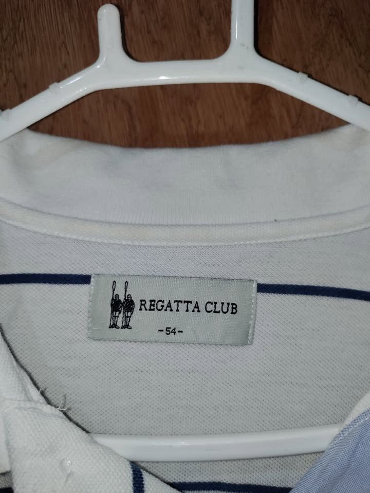 REGATTA CLUB (Category: Formal Shirts) located in Manila. Submitted by arnold__trift.ph (Listing ID 1465017773, Image 2). Description: REGATTA CLUB Size: 54 (mga XL to 2XL sa Asian sizing) Polo shirt - white with navy blue stripes.