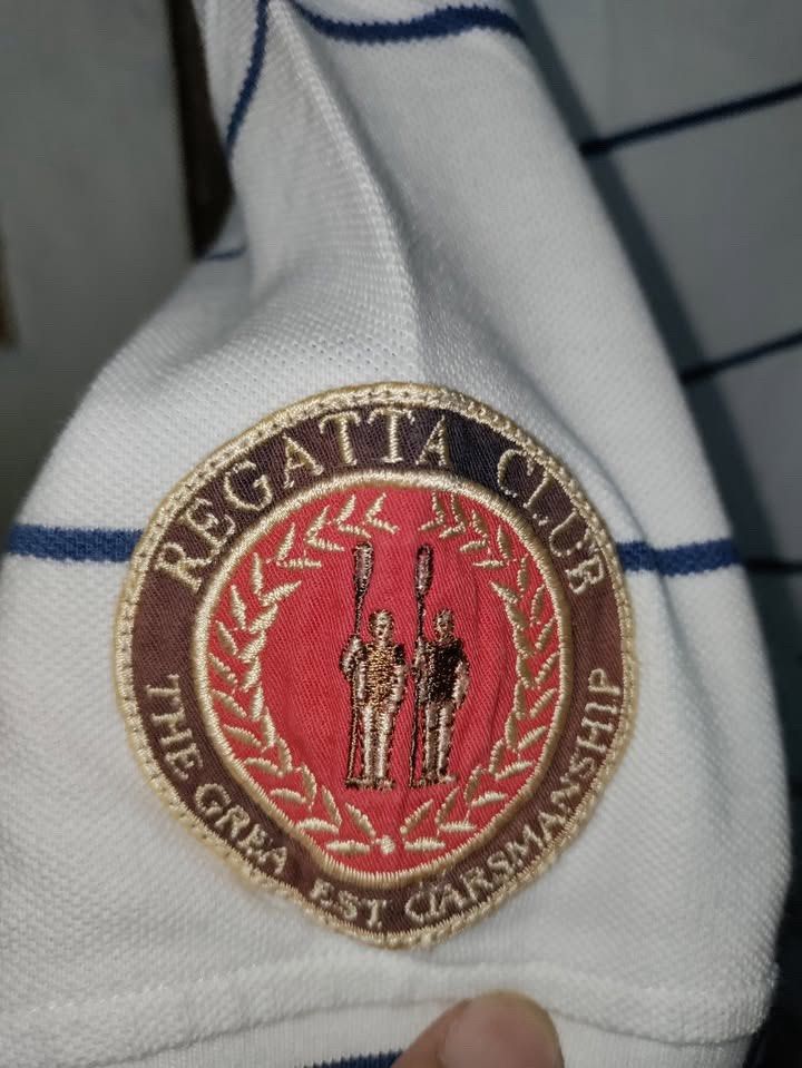 REGATTA CLUB (Category: Formal Shirts) located in Manila. Submitted by arnold__trift.ph (Listing ID 1465017773, Image 3). Description: REGATTA CLUB Size: 54 (mga XL to 2XL sa Asian sizing) Polo shirt - white with navy blue stripes.