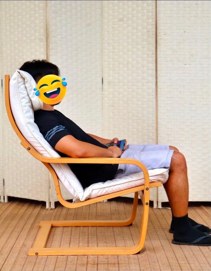 Relaxing Chair (Category: Chairs) located in Meycauayan. Submitted by marygracecasimiro (Listing ID 1465082105, Image 2). Description: JAPAN SURPLUS FURNITURE 1PC RELAXING CHAIR IN BENTWOOD FRAME FULLY WASHABLE COVER Size 27L x 30W x 15SH x 38H in inches (AS-IS ITEM) *Minimal Scratch Only IN GOOD CONDITION💚 Price:8,500.