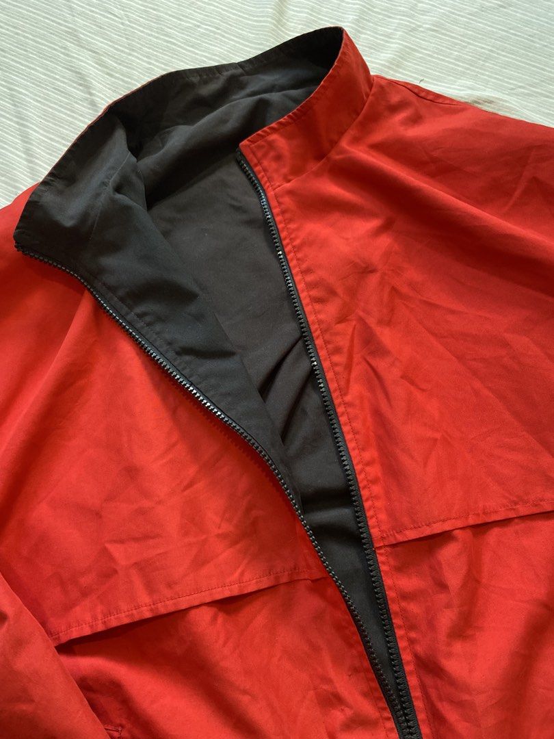 Reversible Windbreaker (Category: Coats, Jackets and Outerwear) located in Dagupan City. Submitted by style_88 (Listing ID 1465122646, Image 3). Description: Length: 27 Width: 24 Size: Medium-Large Issue: No zipper.