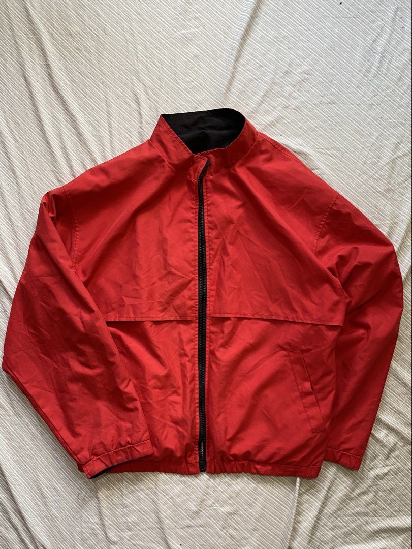 Reversible Windbreaker (Category: Coats, Jackets and Outerwear) located in Dagupan City. Submitted by style_88 (Listing ID 1465122646, Image 1). Description: Length: 27 Width: 24 Size: Medium-Large Issue: No zipper.