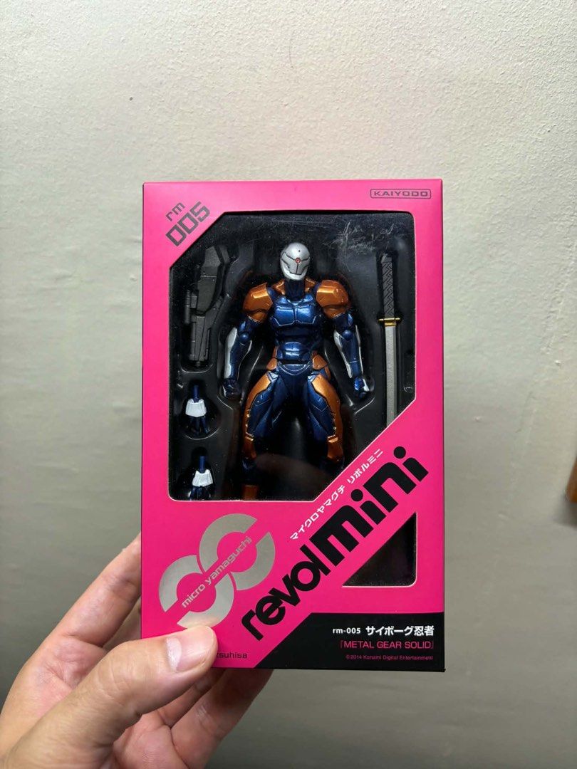 REVOL MINI CYBORG NINJA | METAL GEAR SOLID (Category: Action & Battle Toys) located in Quezon City. Submitted by jenpoooot (Listing ID 1465106346, Image 1). Description: FOR SALE — REVOL MINI CYBORG NINJA | METAL GEAR SOLID ✅ Used but very good condition ✅ Well cared for ✅ Complete with accessories ✅ No major scratches, breaks, or damage ✅ Joints and articulation are in good working condition ✅ Ready for display Slightly negotiable for sure buyer
