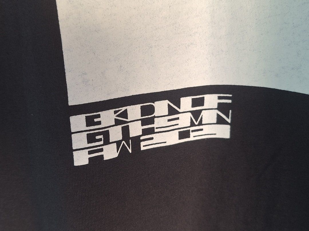 Rick Owens / Gethsemane SS22 Graphic Tee Black (Category: Tshirts & Polo Shirts ) located in Cebu City. Submitted by thehiddengemsbykid (Listing ID 1465027111, Image 3). Description: Rick Owens Gethsemane SS22 Shirt Size : Medium Width - 22.5 Length - 30 Shoulder - 19 Sleeve Length - 14 Excellent Condition No issues 2,000 + Sf Thank you....