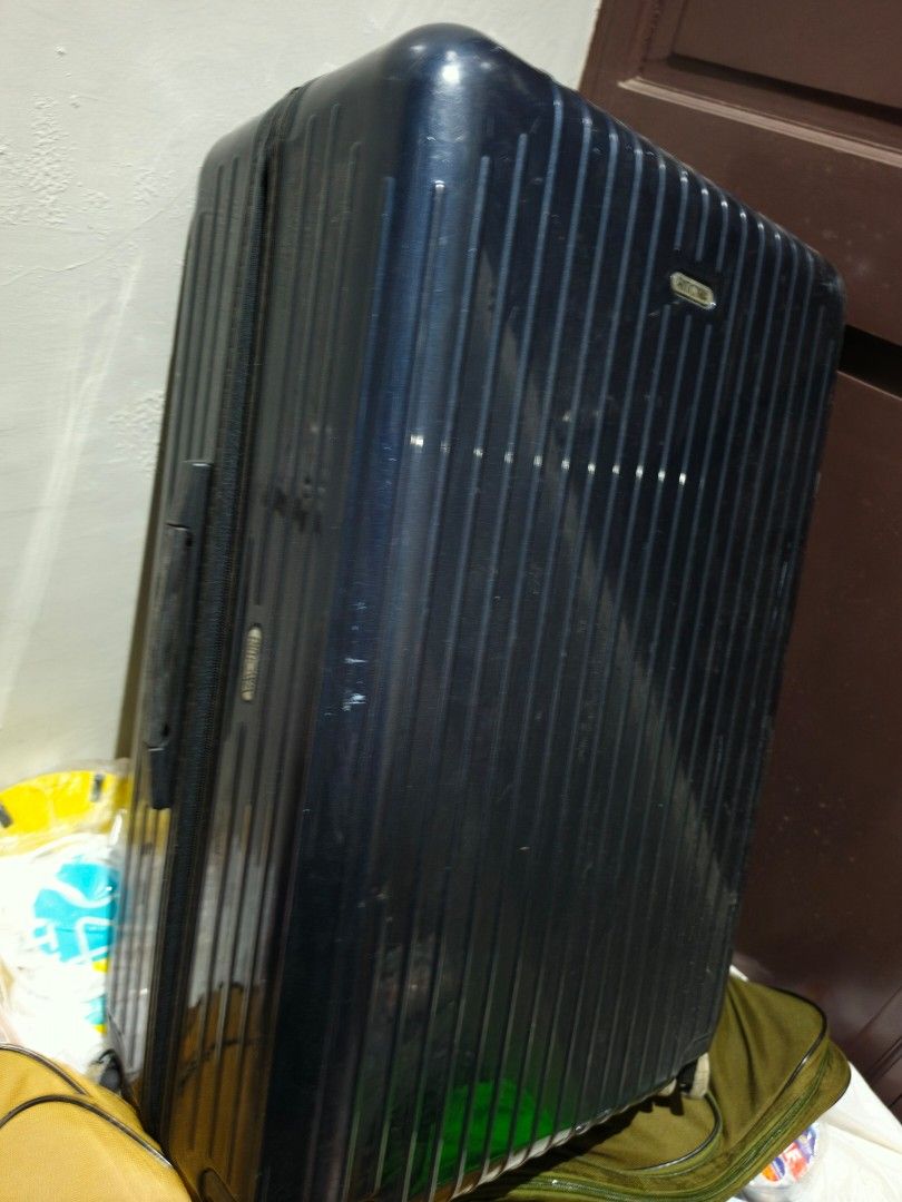 RIMOWA LARGE (Category: Luggage) located in Manila. Submitted by bjsexy (Listing ID 1465169063, Image 2). Description: selling large rimowa luggage minor scratches. available 2pc.