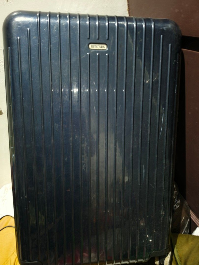 RIMOWA LARGE (Category: Luggage) located in Manila. Submitted by bjsexy (Listing ID 1465169063, Image 1). Description: selling large rimowa luggage minor scratches. available 2pc.