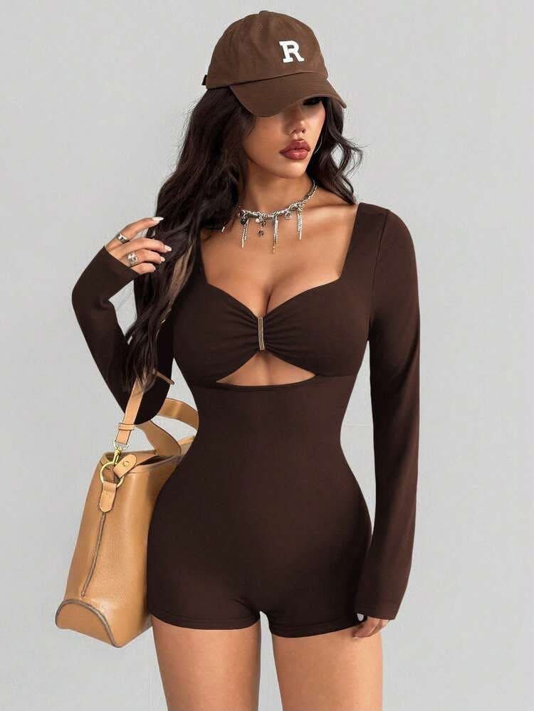 Romper fitted (Category: Rompers) located in Manila. Submitted by iamfashionistapage (Listing ID 1465119718, Image 1). Description: Brand new w/ pouch. Small to med.
