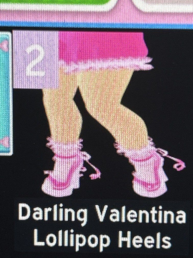 Royale High darling valentina heels (Category: In-Game Products) located in Manila. Submitted by cinnamqngirl (Listing ID 1464996529, Image 1). Description: 🧸 ࣪ ֶָ֢ ⊹ ࣪ ໒꒱ -kindly send a dm if you’re interested! -100% negotiable :) -strictly payment first .