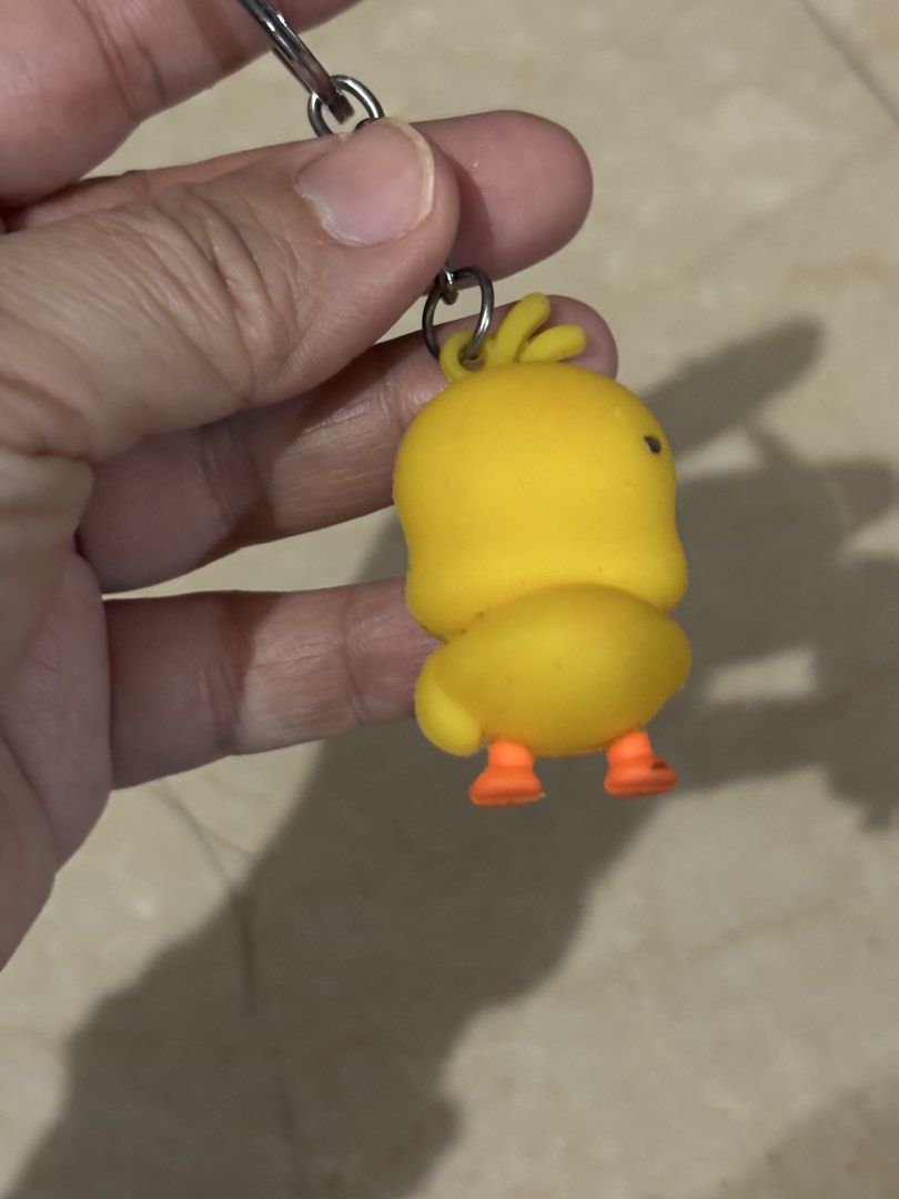 Rubber chicken keychain (Category: Kids Toys) located in Manila. Submitted by vintageaccessories (Listing ID 1465020593, Image 2). Description: .