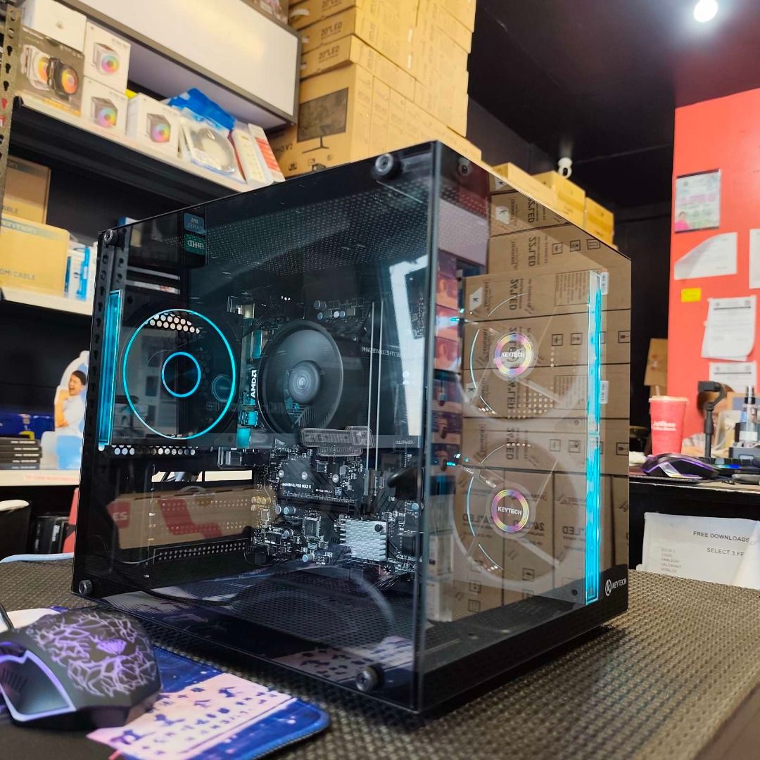 RYZEN 5 5600GT PC SET! (Category: Desktops) located in Cavite. Submitted by jerickher83429 (Listing ID 1465046752, Image 2). Description: RYZEN 5 5600GT PC SET! 🖥️ We offer: ✔ Gaming PC Builds ✔ Work / Office PC Builds ✔ Editing / Productivity PC Builds ✔ PC upgrades and accessories 💳 INSTALLMENT AVAILABLE BDO • BPI • HSBC • Chinabank • Unionbank • Salmon • Skyro • GGives All products are original with warranty. Specs may vary by model/variant.