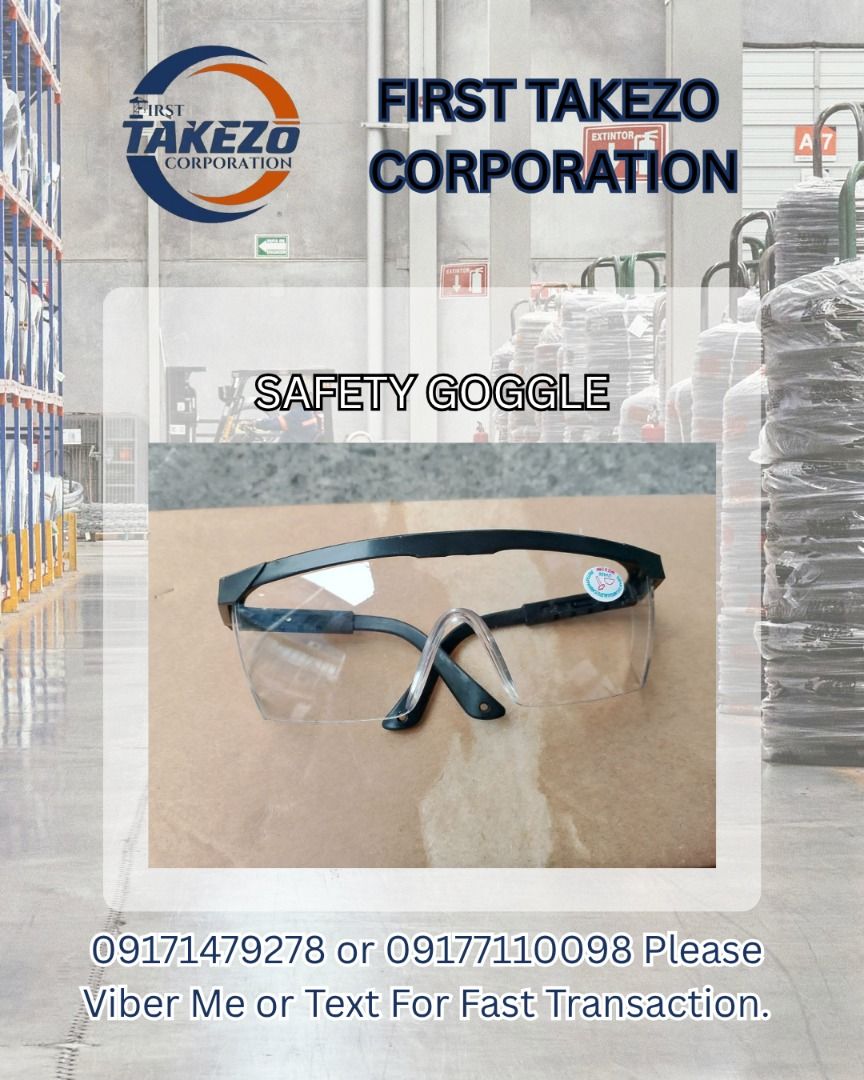 SAFETY GOGGLE (Category: Everything Else Others) located in Manila. Submitted by joeyroque09 (Listing ID 1465023665, Image 1). Description: SAFETY GOGGLE.
