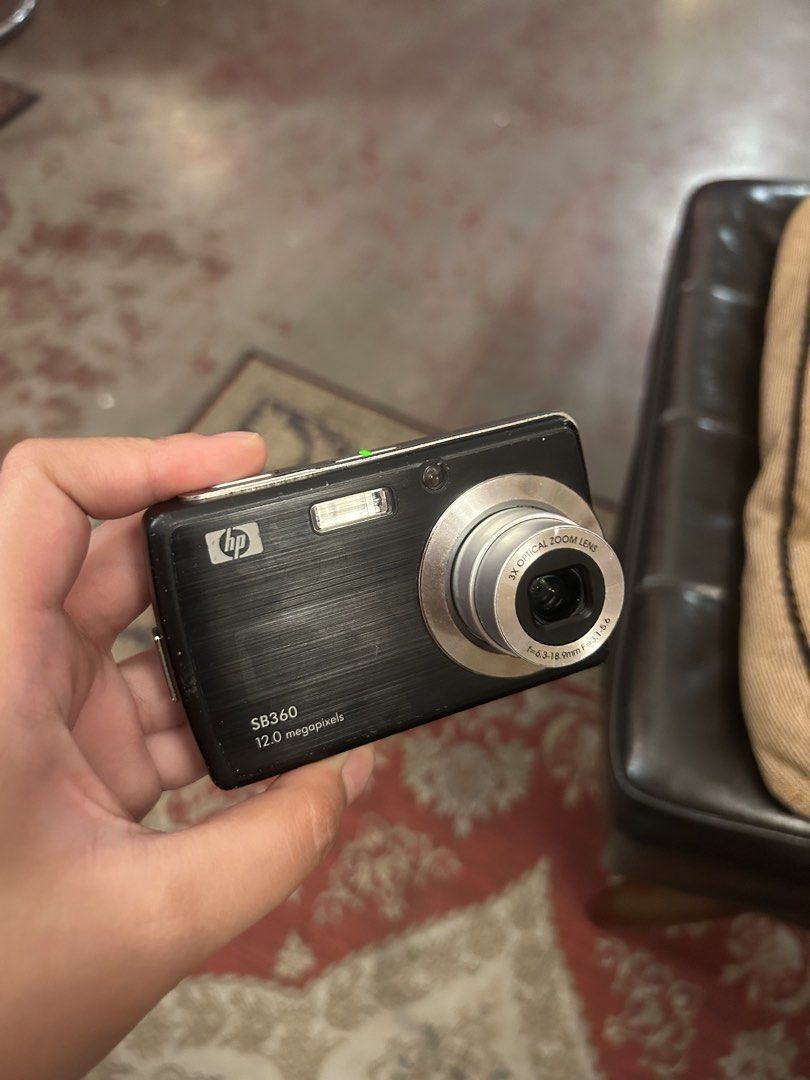 SALE HP SB360 digital camera digicam (Category: Cameras) located in Lagonoy. Submitted by nadayojiii (Listing ID 1465073943, Image 2). Description: HP SB360✨ NO FUNCTIONAL ISSUES all working flash working has lcd burn(output not affected; repairable) zoom working all buttons working CRISP SHOTS✨ WITH RED FLASH!!! COMPLETE SET inclusions: unit battery sd card charger strap stickers .