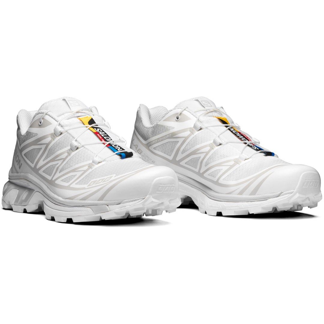 Salomon XT-6 White - PREORDER (Category: Sneakers) located in Santa Rosa. Submitted by miqboutique (Listing ID 1465166323, Image 3). Description: Preorder✨ Salomon XT-6 White 5.5-9 US Womens 7-12 US Mens ₱12,800 + SF • ETA Mid Oct • 5K DP required • Guaranteed Original Fb page: Miq's Boutique.
