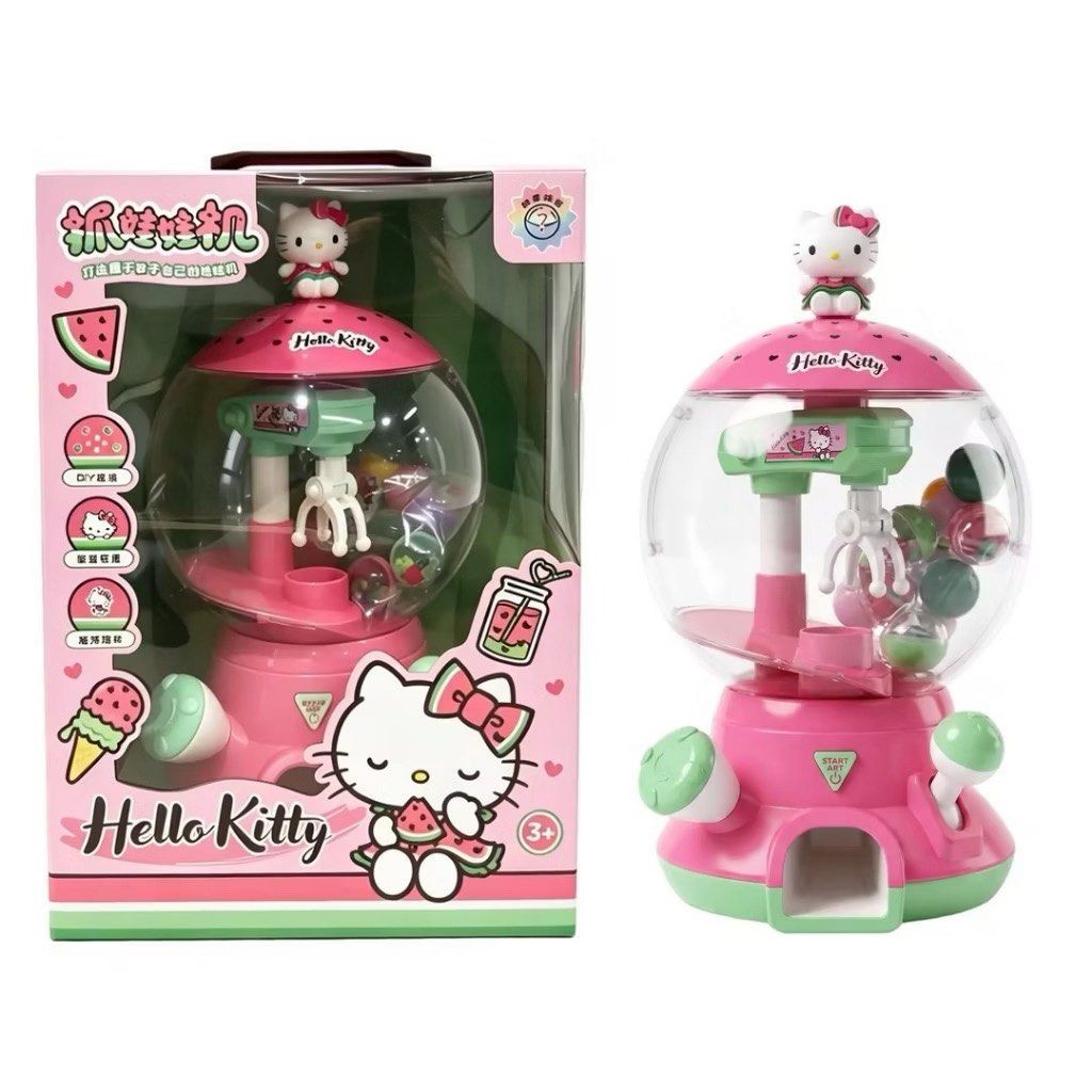 Sanrio Hello Kitty Watermelon Mini Claw Machine (Category: Kids Toys) located in Quezon City. Submitted by unicornmanila (Listing ID 1465005396, Image 3). Description: 🦄 Sanrio Hello Kitty Watermelon Mini Claw Machine 🦄 Preorder - ETA 3-4 weeks only 🦄 50% down payment only.