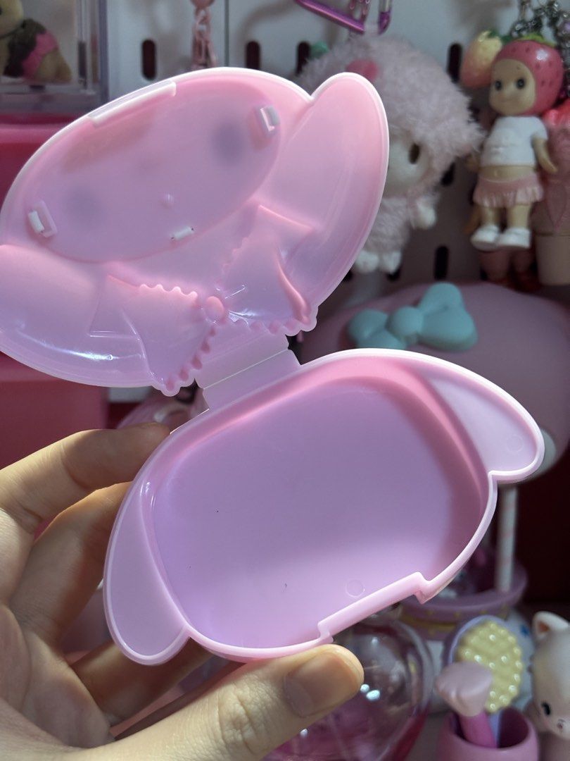 Sanrio My Melody Head Trinket Container (Category: Figurines & Statues) located in San Juan City. Submitted by glitznpops.ph (Listing ID 1465020104, Image 3). Description: ~ You can store small keychains here or anything that could fit in this container. ~ 100% from Japan ~ Brand new.