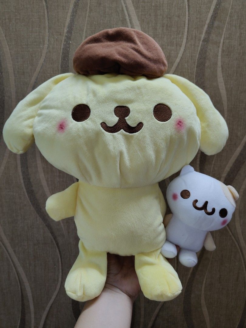 Sanrio Pompompurin and Muffin Plush (Category: Plushies & Soft Toys) located in Santa Rosa. Submitted by mmps249.1 (Listing ID 1465069042, Image 1). Description: Crossposted Mine now, pay now shipping courier: JRS only Gcash payment upon order No reservations.