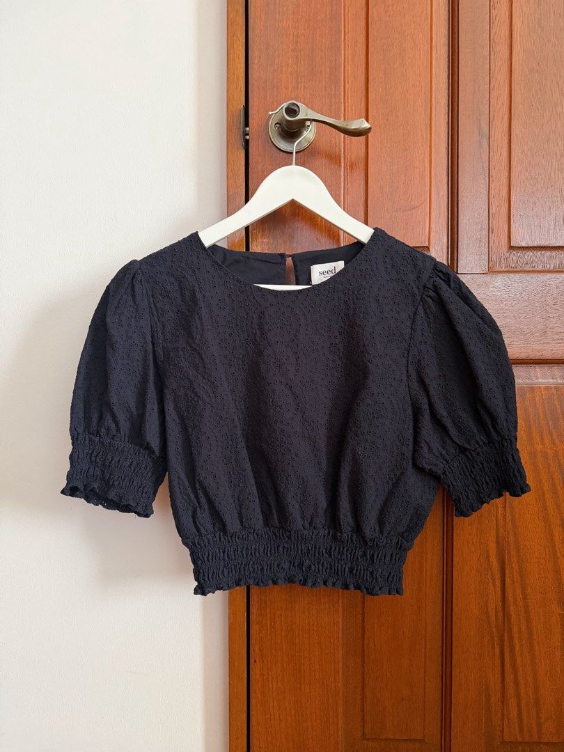 Seed Heritage Puff Sleeve Eyelet Top (Category: Blouses) located in Paranaque City. Submitted by consciouscleanout (Listing ID 1465072496, Image 1). Description: Read before making an offer! - All photos posted. No when worns or extra measurements unless already included in the listing. Please use your own judgment. - Any issues will be listed. I’m very honest with my items. What you see is what you get. - All branded items are authentic. - Open 