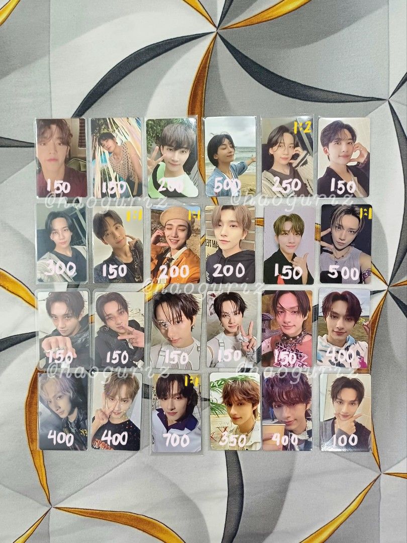 SEVENTEEN Official Photocards Set or Tingi (Category: K-Wave Merchandise) located in Quezon City. Submitted by haoguriz (Listing ID 1465077833, Image 1). Description: Can tingi except those with ratio WHOLE SET PRICE: 17,000 (original price: 17,740) - IF PAYMENT WITHIN 24 HOURS, 15,000 NALANG! PROMO FOR WHOLE SET TAKERS ONLY: FREE pf + sf if within metro manila, FREE pf + 50% sf if outside MM (will shoulder half your sf kung sakali) *all prices h