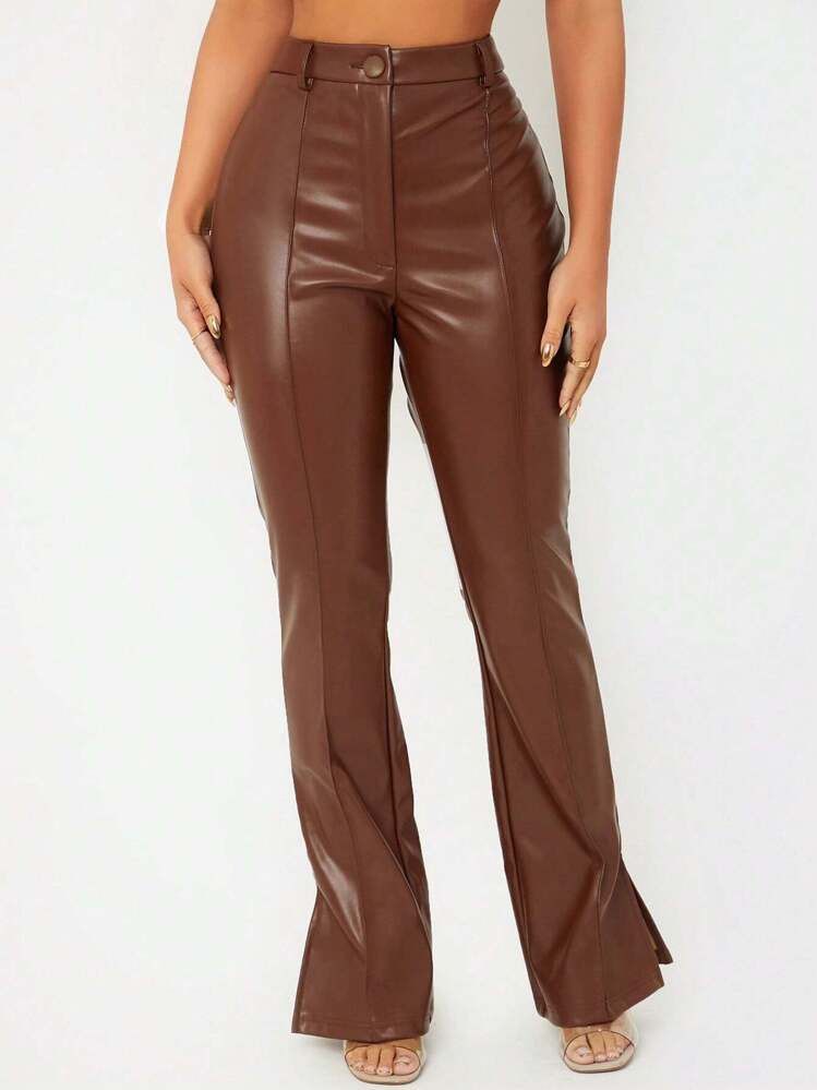 SHEIN Leather Pants for Women (Category: Other Bottoms) located in Las Pinas. Submitted by sellerkjb (Listing ID 1464952615, Image 1). Description: BRAND NEW LARGE ON TAG 30-34” waist.