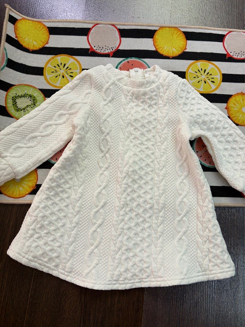 Shein white dress (Category: Babies & Kids Fashion) located in Manila. Submitted by thekidshop (Listing ID 1465085039, Image 1). Description: 9-12.