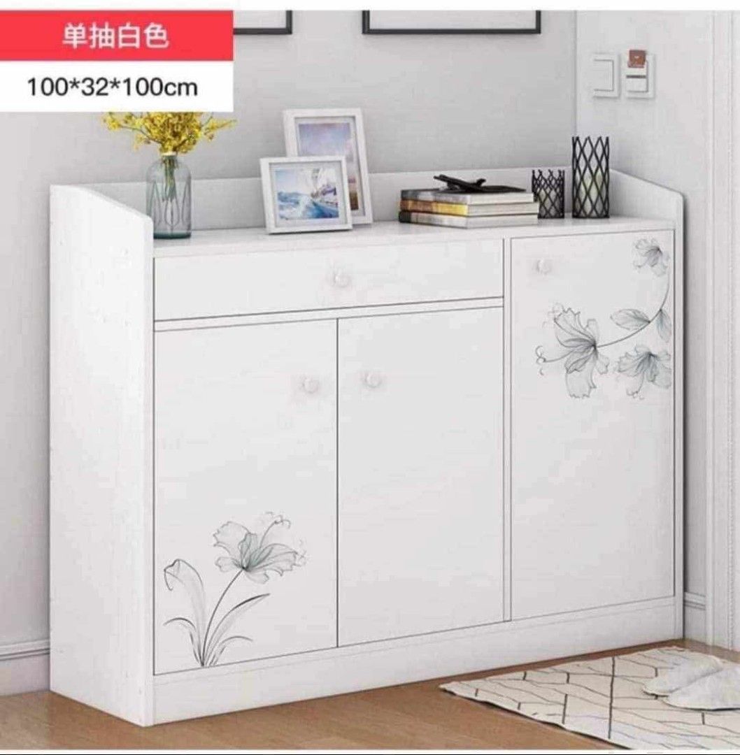 Shoe cabinet 100cm with design (last 1 ) (Category: Shelves, Cabinets & Racks) located in Manila. Submitted by dolorchris69891 (Listing ID 1465000974, Image 1). Description: Shoe cabinet 100cm with design 3500php (last 1 ).
