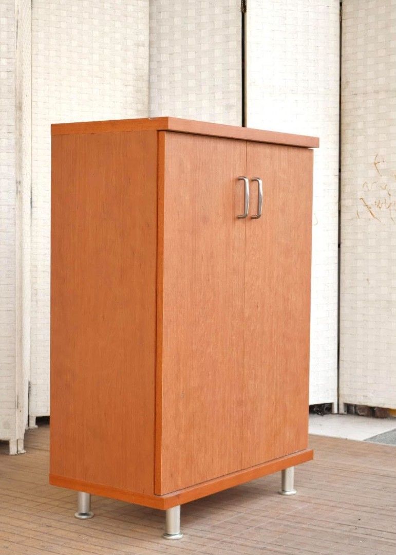 Shoe Cabinet (Category: Shelves, Cabinets & Racks) located in Meycauayan. Submitted by marygracecasimiro (Listing ID 1465075151, Image 3). Description: JAPAN SURPLUS FURNITURE "KUBABA WOODWORKING" 2 DOOR SHOE CABINET ADJUSTABLE SHELVES Size 27.5L x 15W x 40.5H in inches (AS-IS ITEM) *Minimal Scratch Only IN GOOD CONDITION💚 Price:10,500.