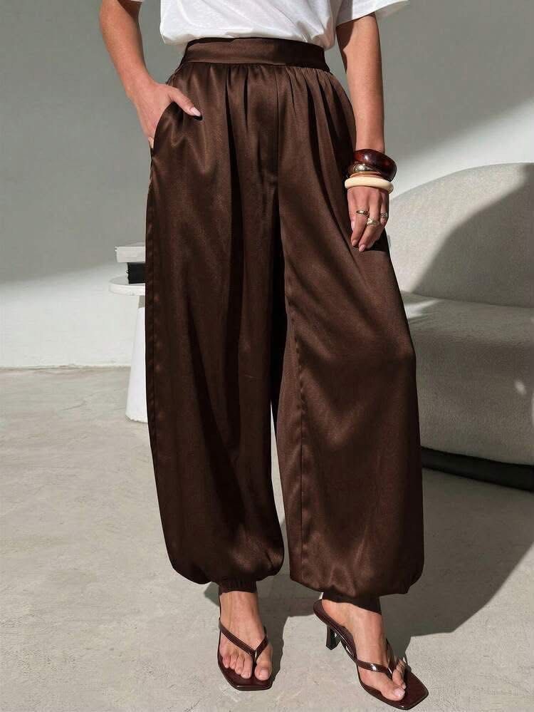 Silk pants (Category: Other Bottoms) located in Manila. Submitted by iamfashionistapage (Listing ID 1465087378, Image 1). Description: Xs-small. Brand new with pouch.