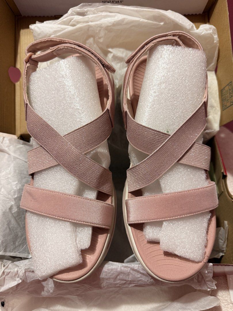 Skechers Arch Fit Pink Sandals (Category: Flats & Sandals) located in Cavite. Submitted by crizycollections (Listing ID 1465026193, Image 2). Description: Skechers Go Walk Arch Fit Women’s Sandals Color: Rose, Size: 9 Brand New, never used. With Box RFS: Decluttering, naka stock lang. Selling Price: 2,500 only Original Price: 4,395 Location: Cavite SF shouldered by the Buyer..