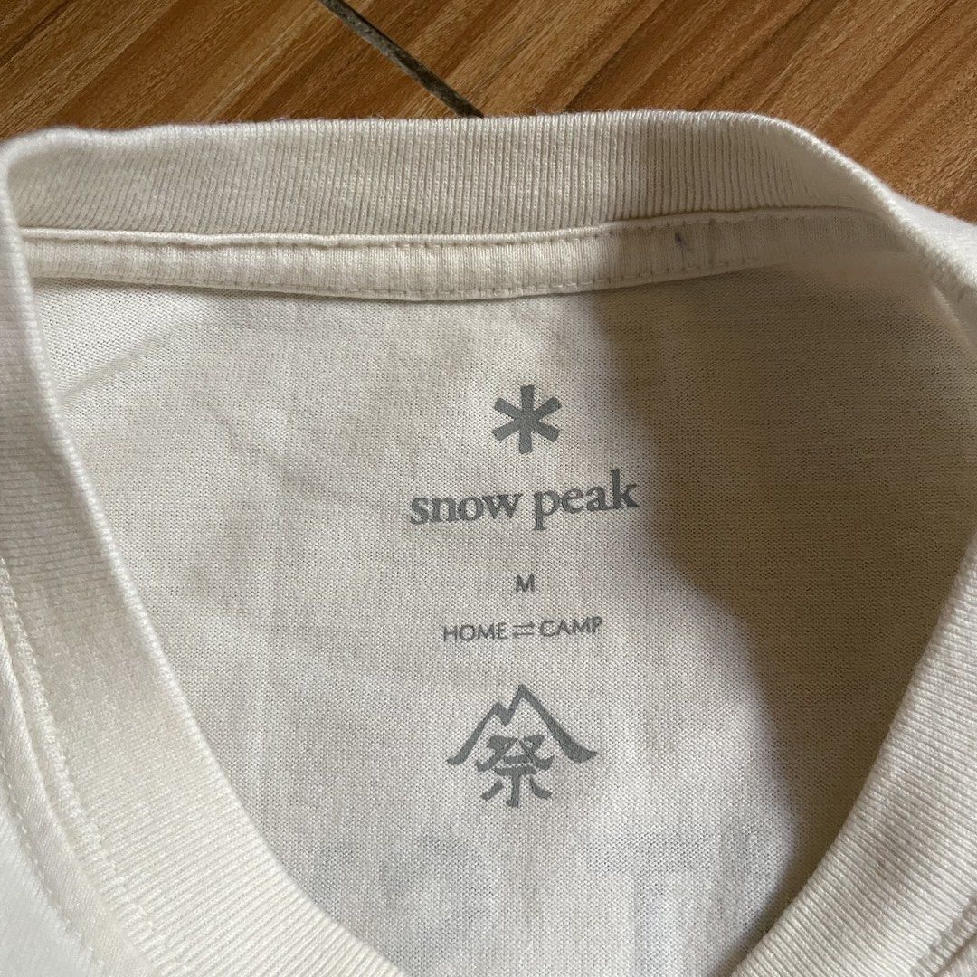 Snow Peak IGT T-Shirt (Category: Tshirts & Polo Shirts ) located in General Mariano Alvarez. Submitted by 4117_thriftnthrive (Listing ID 1465129151, Image 3). Description: In excellent condition No flaws Size on tag: M Measurements Width: 19” Length: 28”.