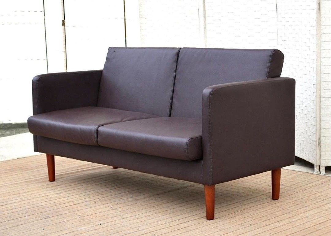Sofa (Category: Sofas) located in Meycauayan. Submitted by marygracecasimiro (Listing ID 1465036378, Image 3). Description: JAPAN SURPLUS FURNITURE 2 SEATERS LEATHER SOFA WITH DETACHABLE PILLOWS Size 51L x 27W x 16.5SH x 27H in inches (AS-IS ITEM) *Minimal Scratch Only IN GOOD CONDITION💚 2pcs available.