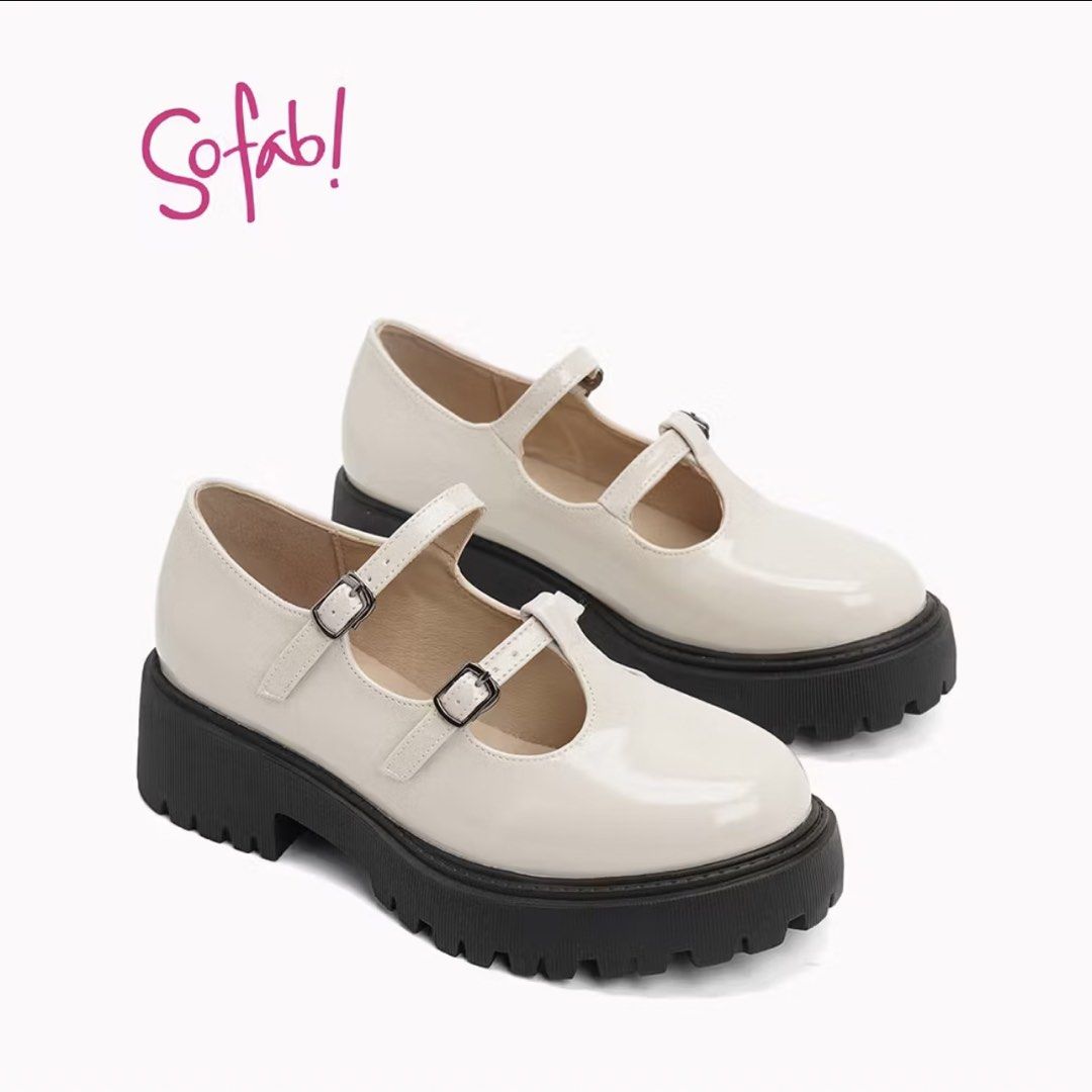 Sofab! Beige Lorena Platform Mary Jane Shoes (Category: Loafers) located in Antipolo. Submitted by luviestyles (Listing ID 1464970983, Image 1). Description: Size: 40 Brandnew but no box Bought here on carousel as well but unfortunately maluwag sakin No damage/flaws Unused .
