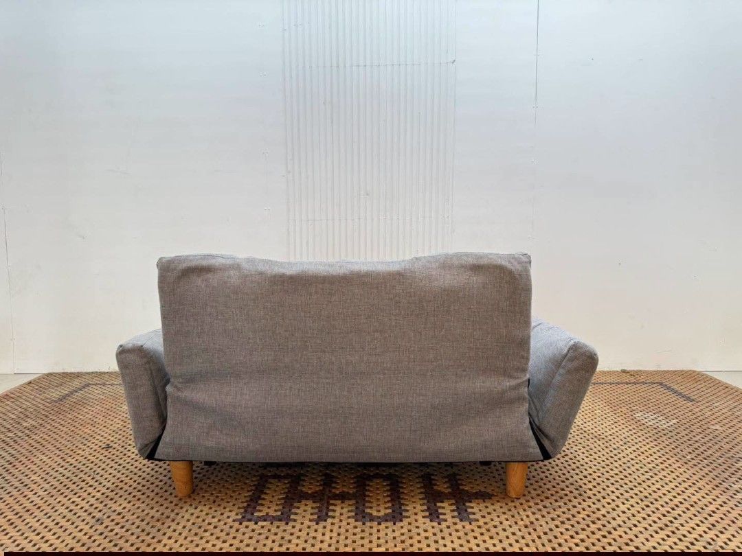 Sofabed (Category: Sofas) located in Meycauayan. Submitted by marygracecasimiro (Listing ID 1465010685, Image 3). Description: Modern 2-Seater Convertible Fabric Sofa Bed / Click-Clack Sofa Bed Price: 8,900 L59.5/45 x W32/22 x H24/11 In good condition💚.
