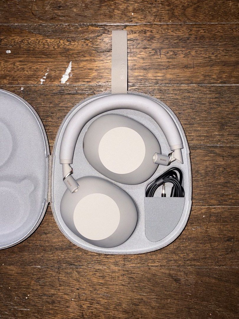 Sony XM6 (sandstone) (Category: Headphones & Headsets) located in Caloocan City. Submitted by kanesaudio (Listing ID 1465132934, Image 1). Description: For Sale Sony XM6 (sandstone) - like brand new condition - complete with wires, case, box, and receipt 17k nego loc: monumento, caloocan can do meetups at sm north, trinoma, and sm grand.