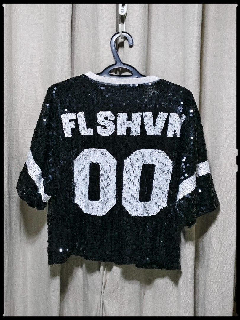 Sparkly Coca-Cola Sequin Crop Top / Dance Shirt (Category: Coats, Jackets and Outerwear) located in Baguio. Submitted by pisces_beattidue23 (Listing ID 1464981391, Image 3). Description: Sparkly Coca-Cola Sequin Crop Top / Dance Shirt.