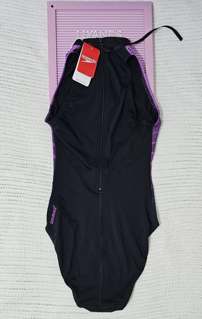 Speedo Hydrasuit Endurance+ (Category: Bikinis & Swimsuits) located in Bacoor. Submitted by taysversion (Listing ID 1464979780, Image 2). Description: - Brand new with original tags attached -Size: GB 30/ XS - Convenient long zipper pull cord in the back for easy solo changing - Durable Endurance+ fabric designed to resist chlorine and pool chemicals .