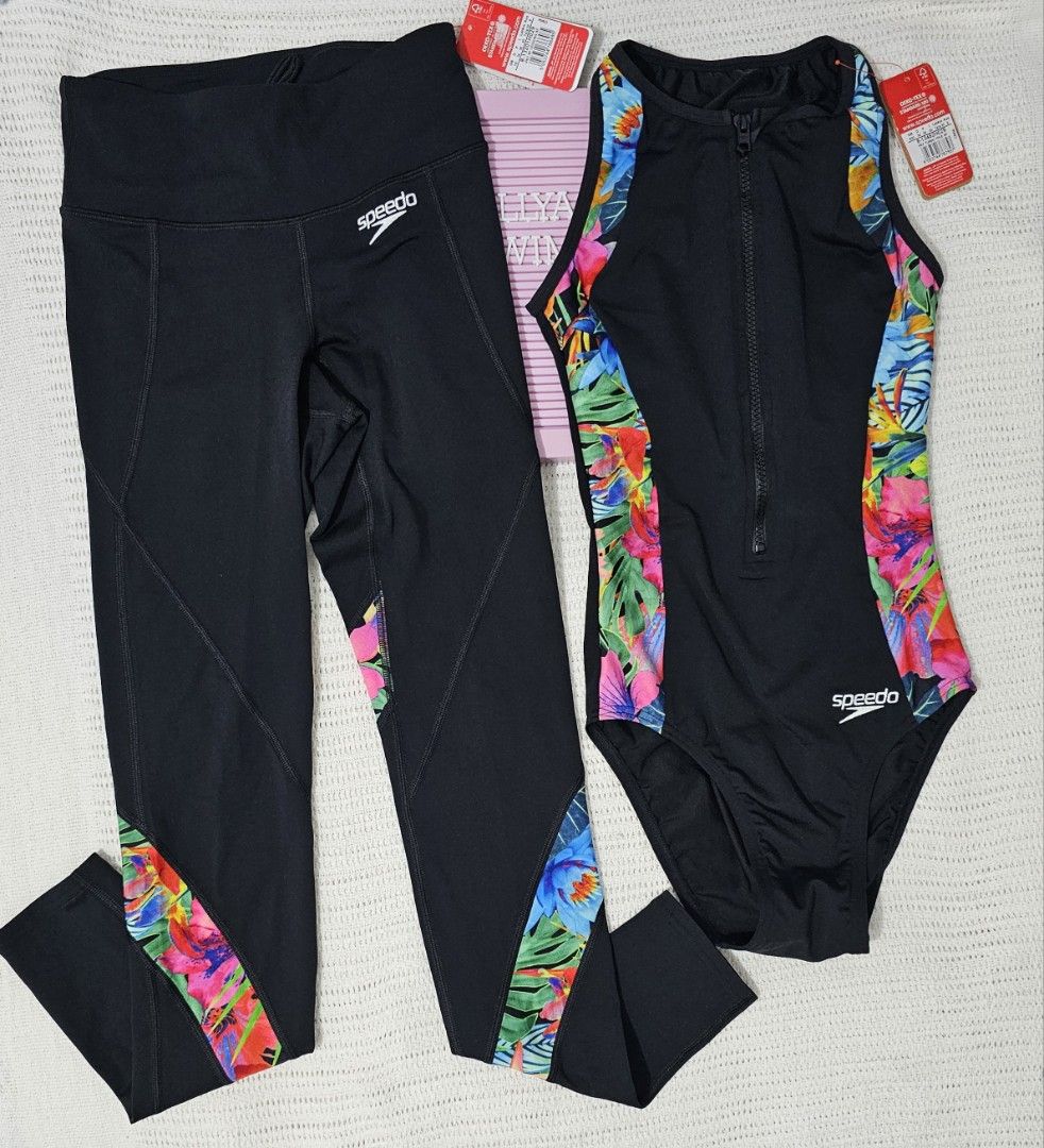 Speedo Leggings and Hydrasuit Endurance + pack (Category: Activewear) located in Bacoor. Submitted by taysversion (Listing ID 1465003546, Image 1). Description: Brand new with tags attached Sold as pack Size: GB 30/XS .