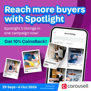 (Category: ) located in . Submitted by carousell_promote (Listing ID 1465026230, Image 1). Description: .
