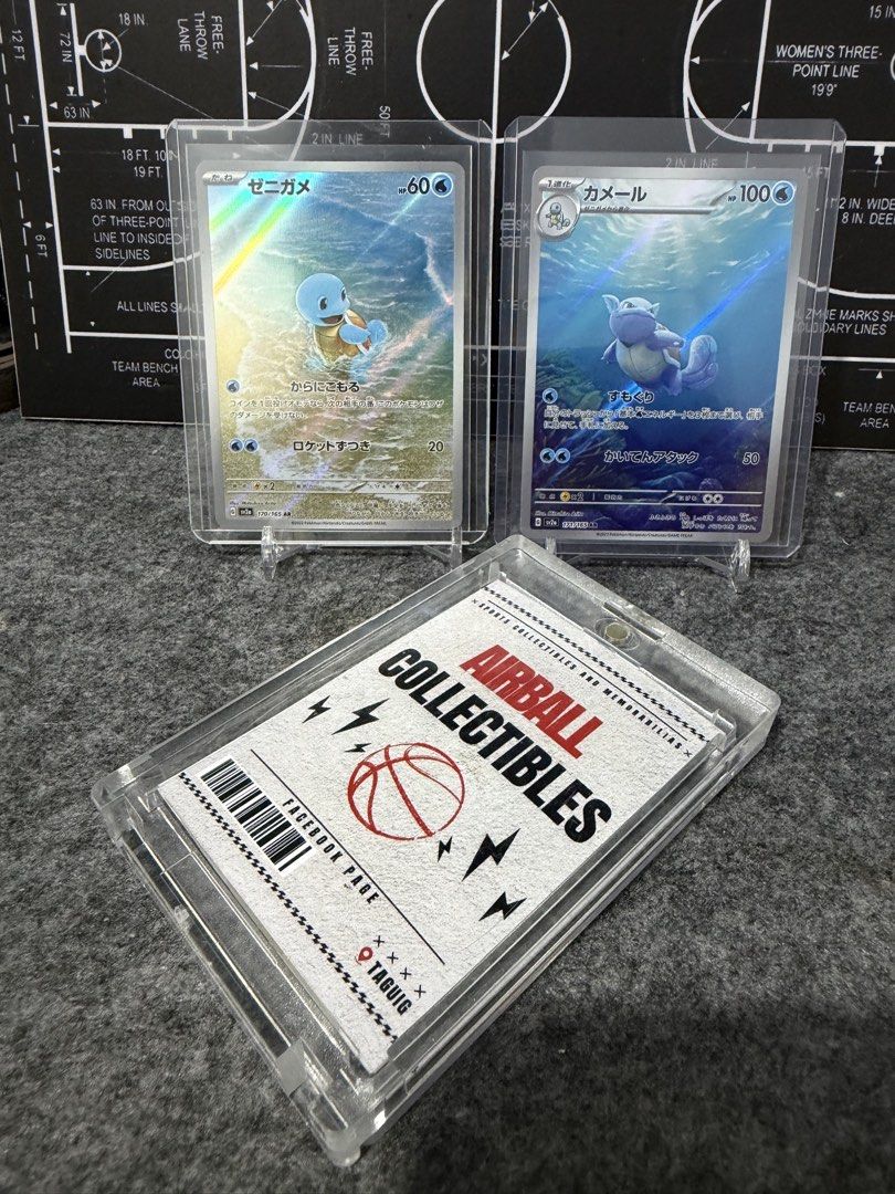 Squirtle Wartortle (set) (Category: Raw Singles) located in Taguig. Submitted by airball-collectibles (Listing ID 1465128801, Image 1). Description: FOR TRADE/SALE • Firm with the prices • All cards mnt/nrmnt unless stated Offers are welcome. Will do percentage in trades, in my favor. Cards coming from Taguig. **have vouch thread**.